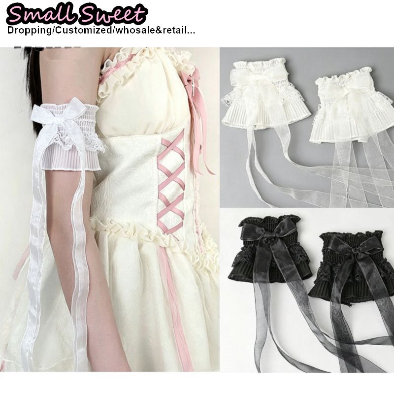 Lace Ribbon Trim - Damen Y2K Yami Kawaii Mädchen Spitzenbesatz