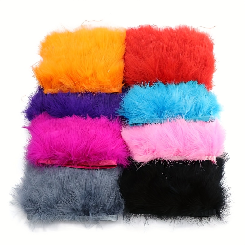 Flauschige Truthahnfedern-Bort – Fringe Ribbon Sewing Bewertung und Preis