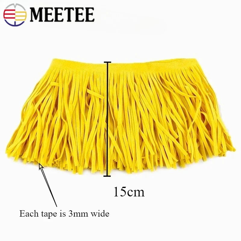 2-5M 15cm Wildleder-Quastenbor – Fringe Ribbon Sewing Bewertung und Preis