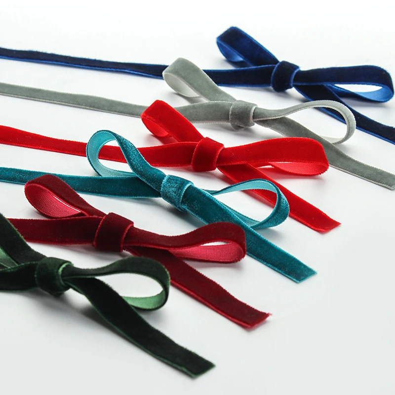 50 Yards/Rolle Samt-Flockband  – Velvet Ribbon Roll Bewertung und Preis