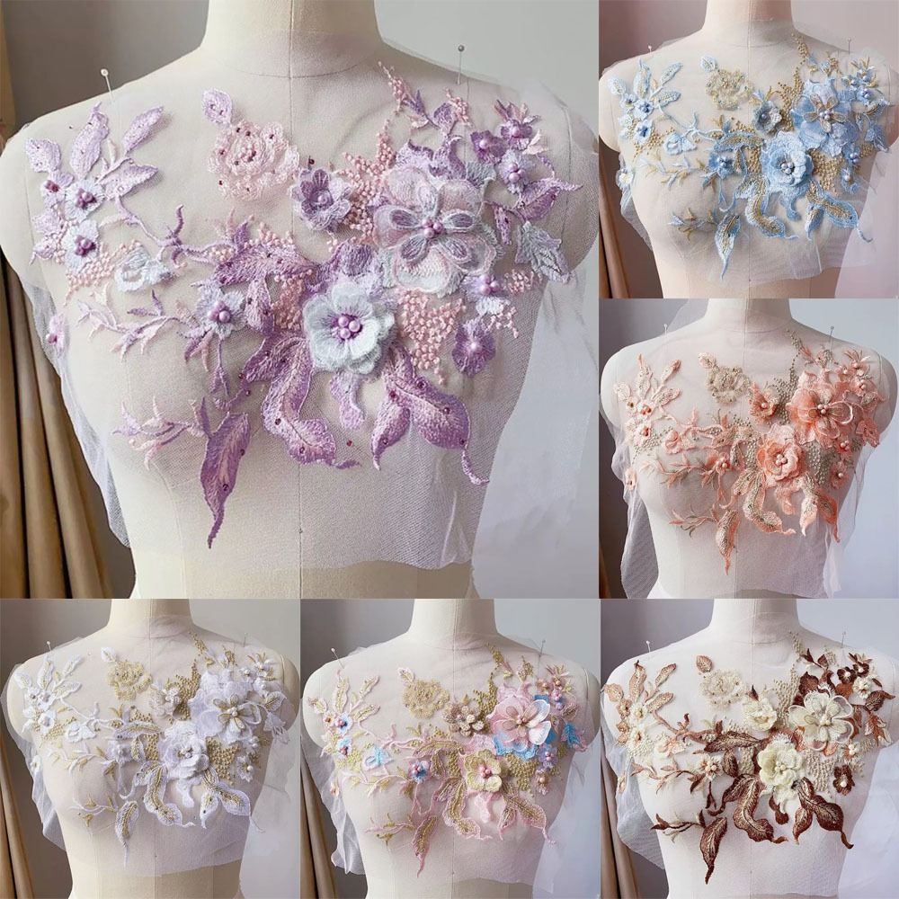 Modische, elegante, farbenfroh – Applique Patch Flower Bewertung und Preis