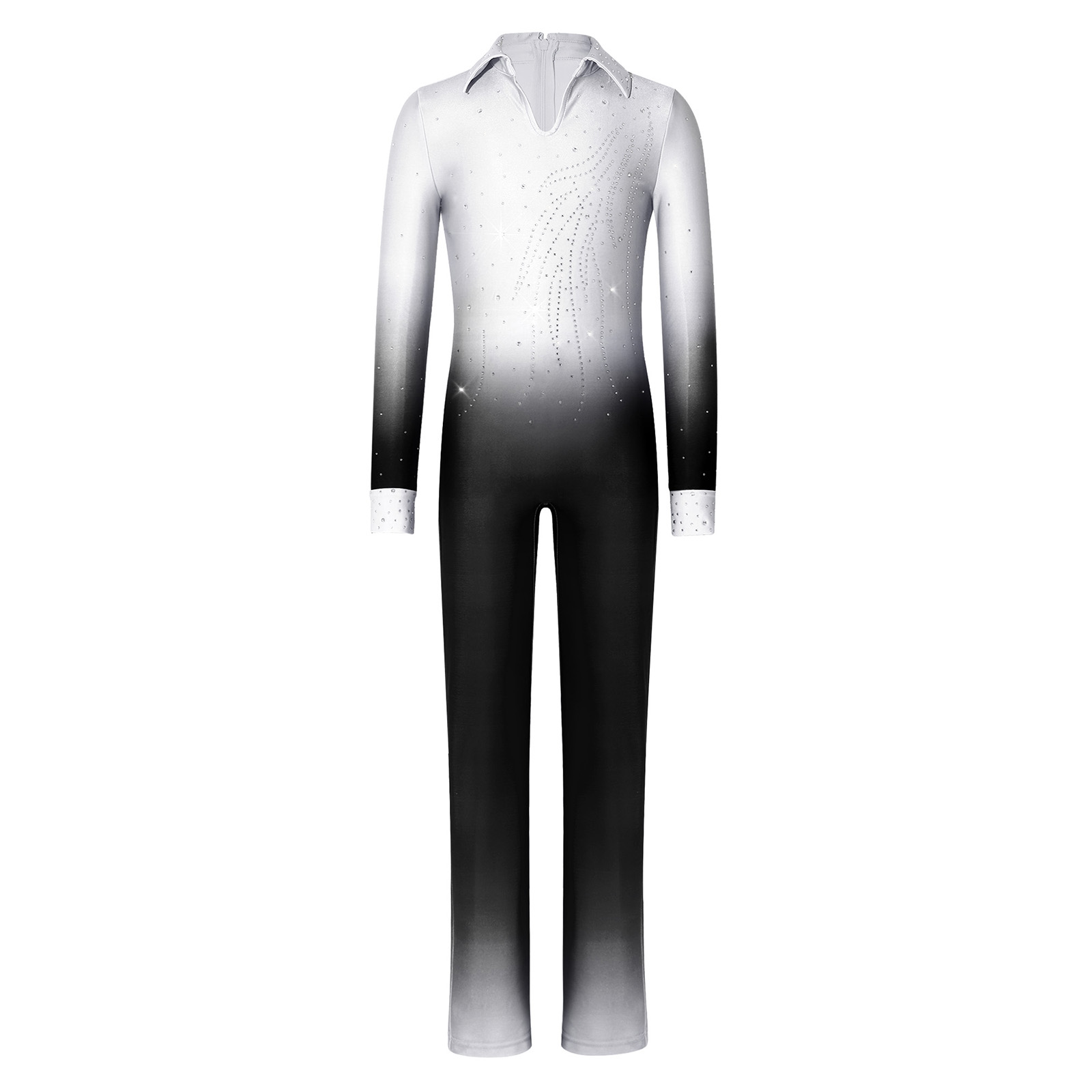 Kinder Jungen Eiskunstlauf-Tan – Rhinestone Banding Trim Bewertung und Preis